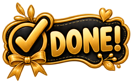 Luxurious black-and-gold achievement sticker collection - Image 4