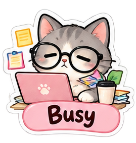 Kawaii Animal Mood Sticker Pack - Image 2